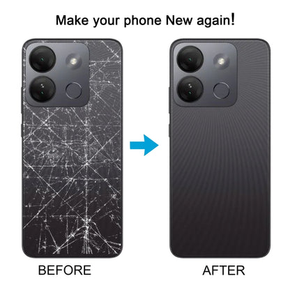 For Infinix Smart 7 HD X6516 Original Battery Back Cover(White) by buy2fix