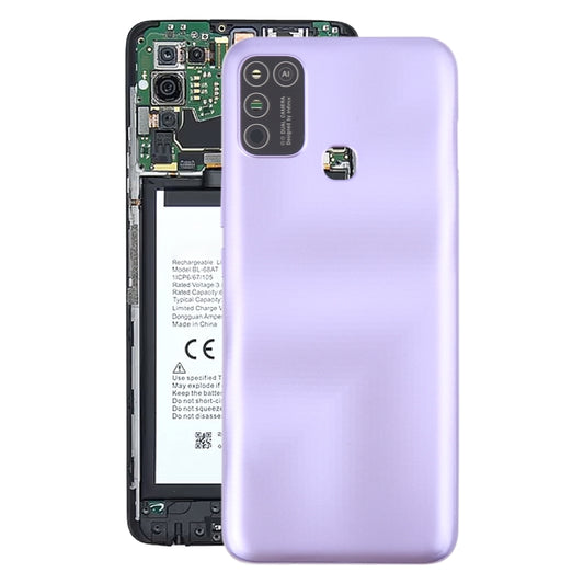 For Infinix Hot 10 Play Original Battery Back Cover(Purple) by buy2fix