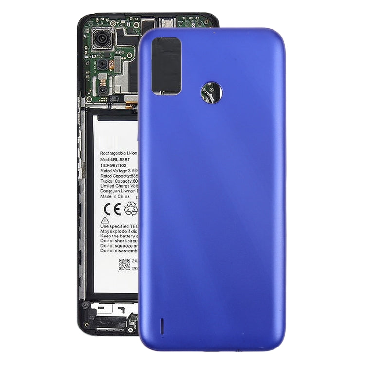 For Tecno Spark 6 Go Original Battery Back Cover(Blue) by buy2fix