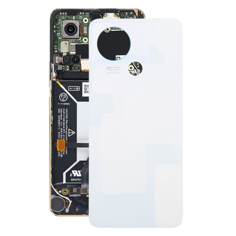 For Tecno Spark 10 5G Original Battery Back Cover(White) by buy2fix