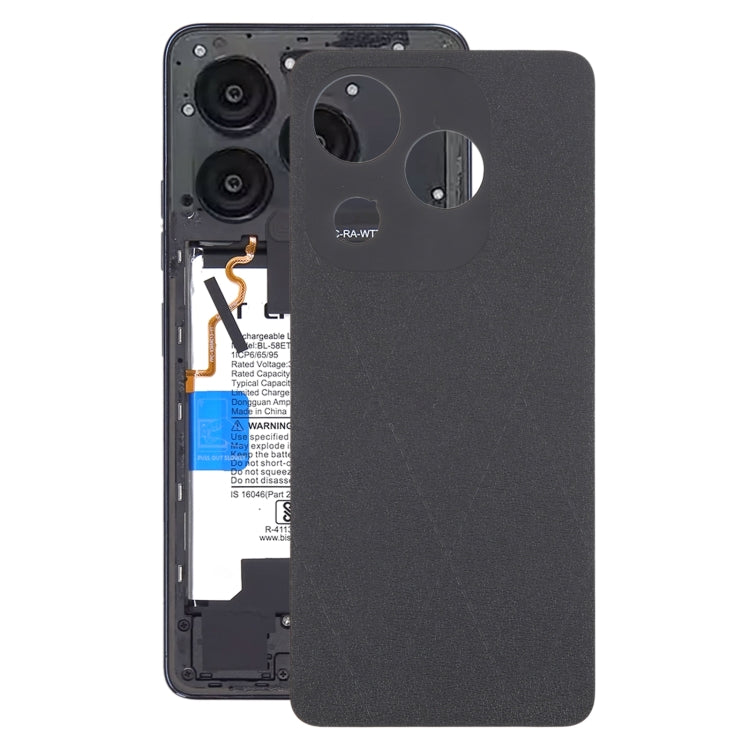 For Tecno Spark 20C Original Battery Back Cover(Black) by buy2fix