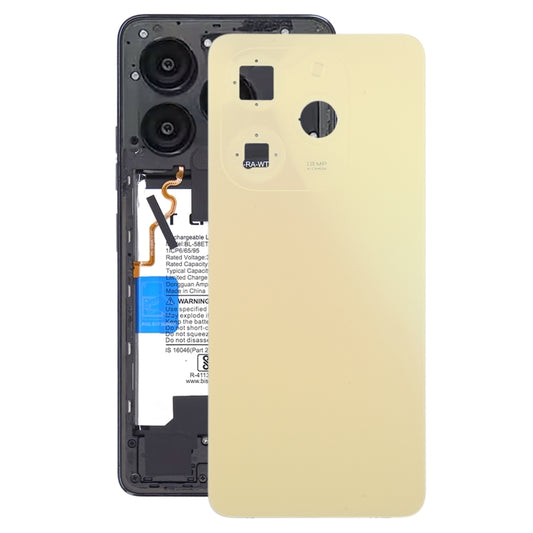 For Tecno Spark Go 2024 Original Battery Back Cover(Gold) by buy2fix
