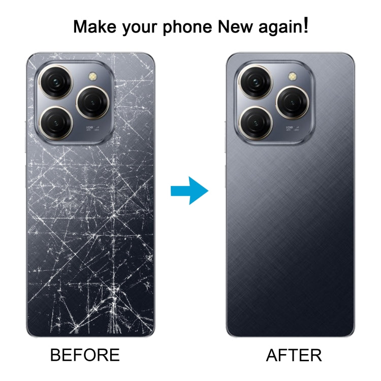 For Tecno Spark 20 Pro Original Battery Back Cover (Blue) by buy2fix