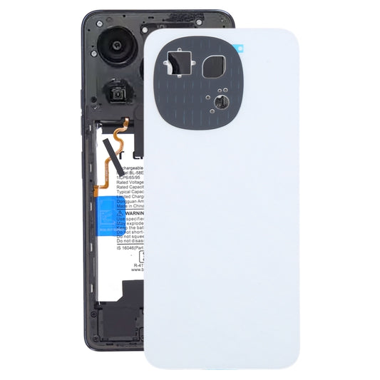 For Tecno Spark Go 1 Original Battery Back Cover(White) by buy2fix
