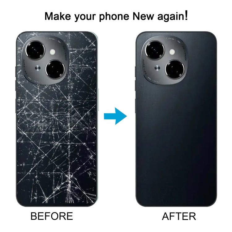 For Tecno Spark Go 1 Original Battery Back Cover(Black) by buy2fix