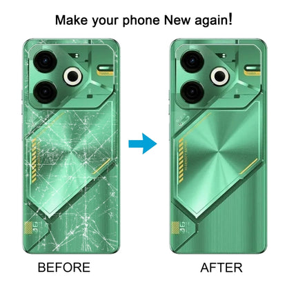 For Tecno Pova 6 Neo 4G Original Battery Back Cover(Silver) by buy2fix