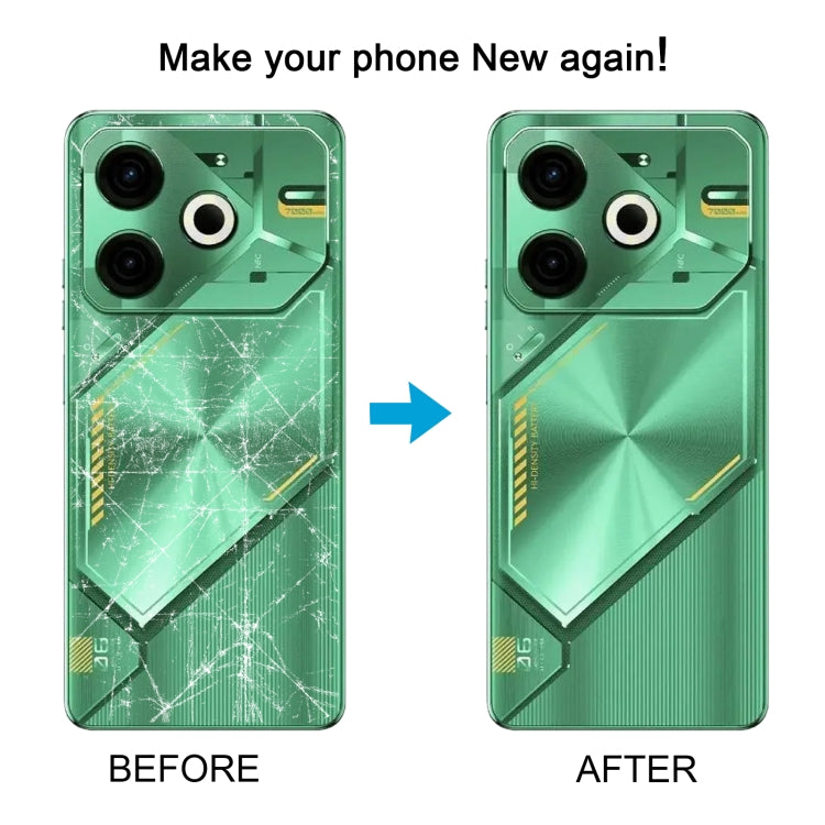 For Tecno Pova 6 Neo 4G Original Battery Back Cover(Black) by buy2fix