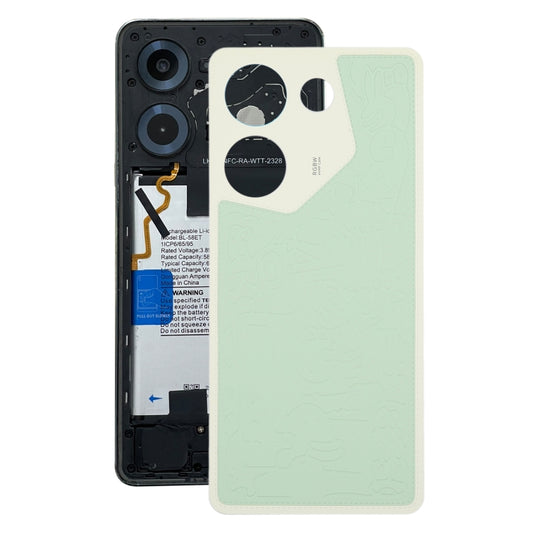 For Tecno Camon 20 Original Battery Back Cover(Green) by buy2fix