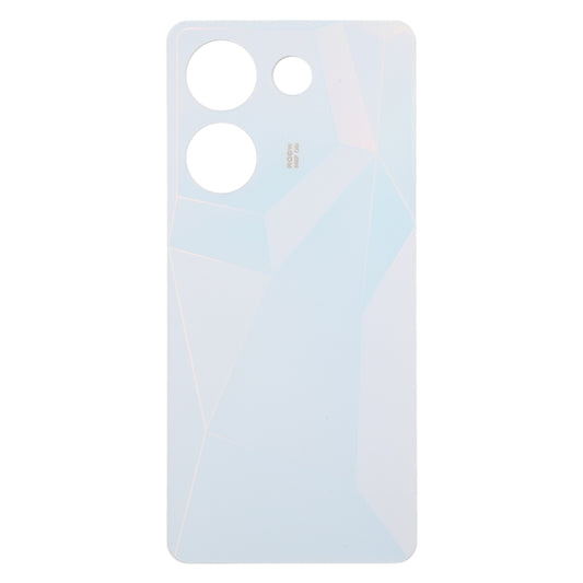 For Tecno Camon 20 Pro Original Battery Back Cover(White) by buy2fix