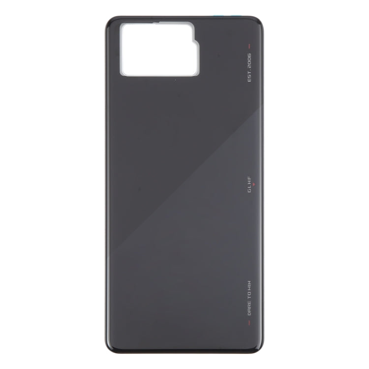 For Asus ROG Phone 8 Pro AI2401 AI2401_A Global Original Glass Battery Back Cover(Bright Black) by buy2fix
