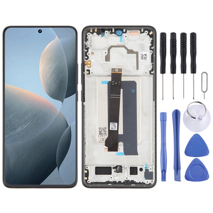 For Xiaomi Redmi K70E Original LCD Screen Digitizer Full Assembly with Frame (Black) by buy2fix