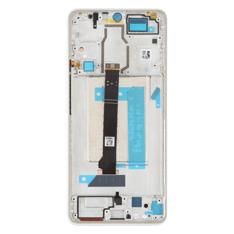 For Xiaomi Redmi Turbo 3 Original LCD Screen Digitizer Full Assembly with Frame (White) by buy2fix