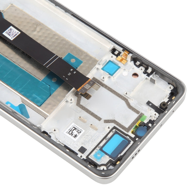 For Xiaomi Poco F6 Original LCD Screen Digitizer Full Assembly with Frame (Silver) by buy2fix