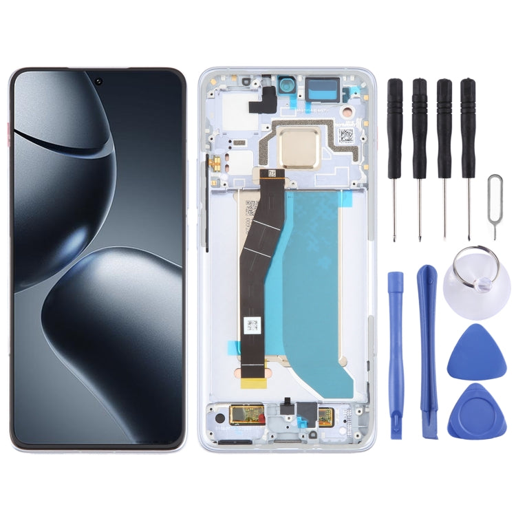 For Xiaomi 14T Pro Original LCD Screen Digitizer Full Assembly with Frame (Blue) by buy2fix
