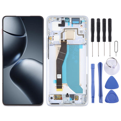 For Xiaomi 14T Pro Original LCD Screen Digitizer Full Assembly with Frame (Blue) by buy2fix