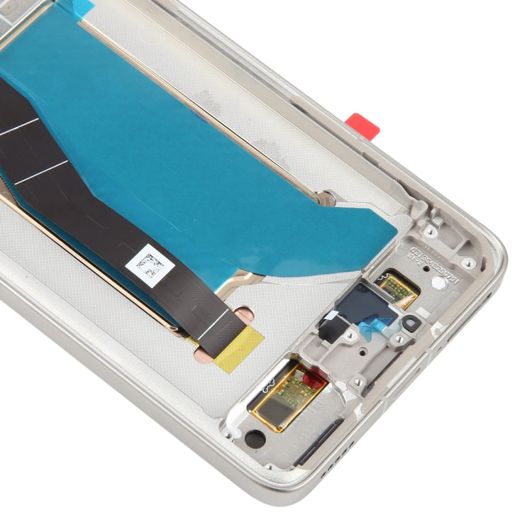 For Xiaomi 14T Pro Original LCD Screen Digitizer Full Assembly with Frame (White) by buy2fix