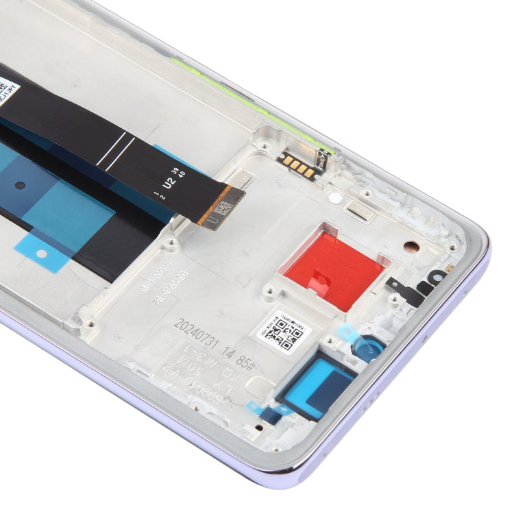 For Xiaomi Redmi Note 14 Pro+ 5G Original LCD Screen Digitizer Full Assembly with Frame (Purple) by buy2fix