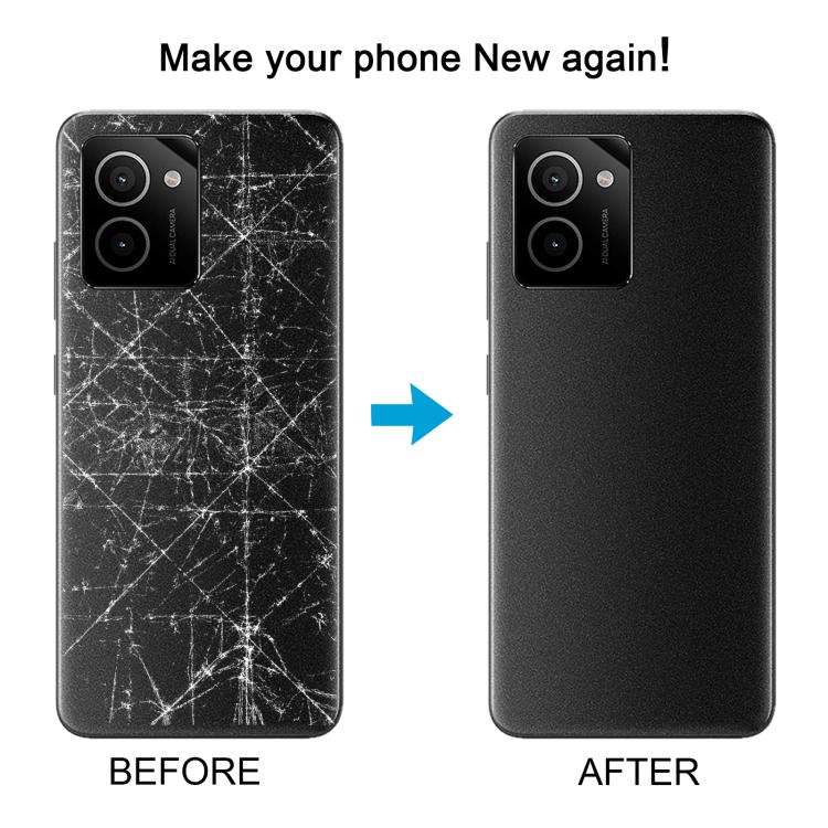 For HMD Vibe Original Battery Back Cover with Camera Lens Cover(Black) by buy2fix