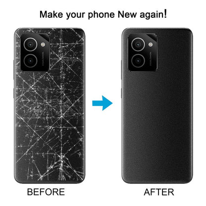 For HMD Vibe Original Battery Back Cover with Camera Lens Cover(Black) by buy2fix