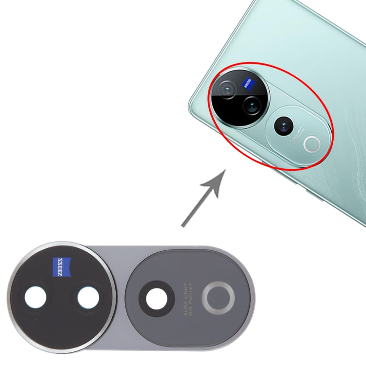 For vivo V40 Pro Original Rear Camera Lens Cover (Grey) by buy2fix
