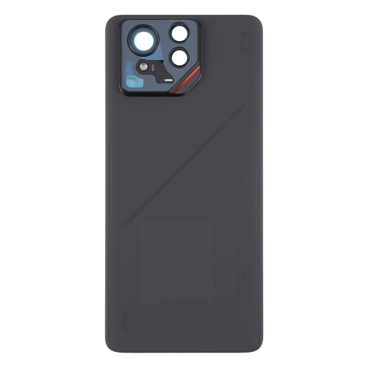 For Asus ROG Phone 9 Pro 5G Original Glass Battery Back Cover with Camera Frame(Matte Black) by buy2fix