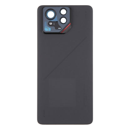 For Asus ROG Phone 9 Pro 5G Original Glass Battery Back Cover with Camera Frame(Matte Black) by buy2fix