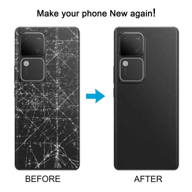 For vivo S18 5G Original Battery Back Cover with Camera Lens Cover(Black) by buy2fix