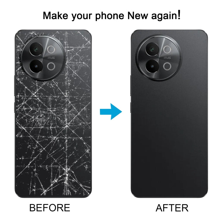 For vivo S18e Original Battery Back Cover(Black) by buy2fix