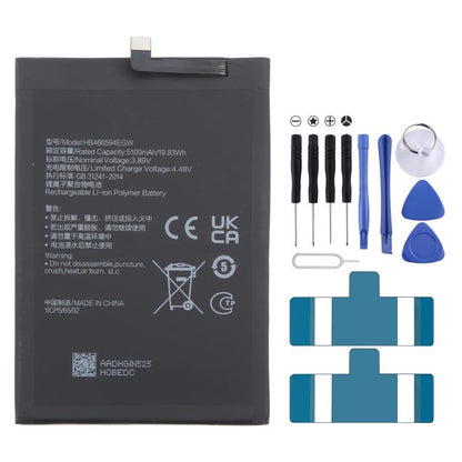 For Honor X5 Plus WOD-LX1 / Play 40 WDY-AN00 HB466594EGW 5100mAh Li-Polymer Battery Replacement by buy2fix