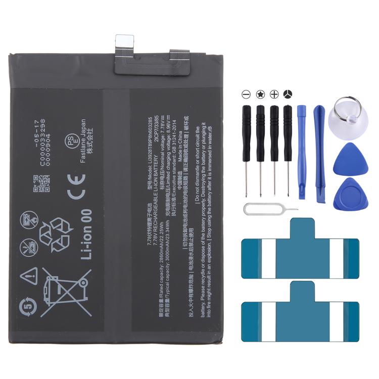 For ZTE Nubia RedMagic 8 Pro NX729J Li3928T89P8h603285 3000mAh Battery Replacement by buy2fix