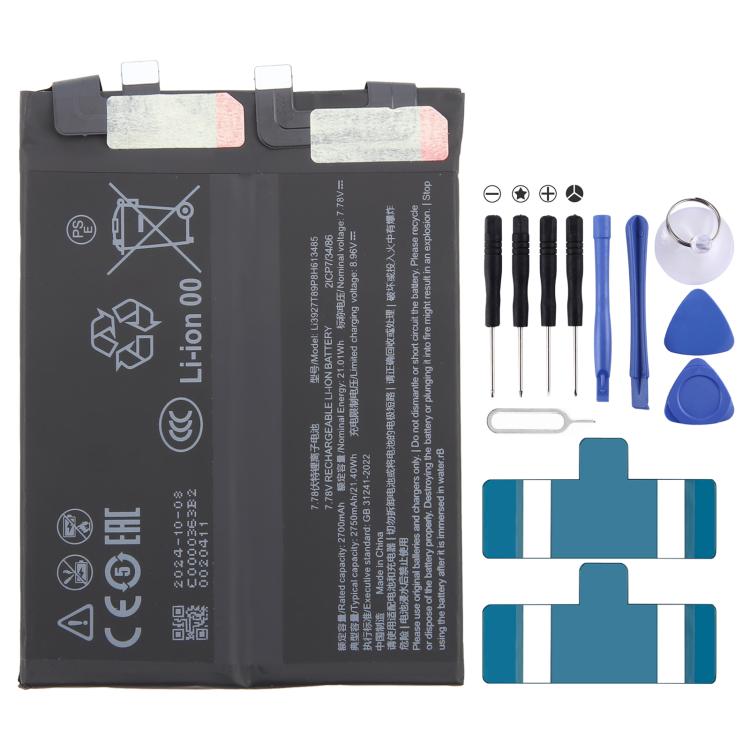 For ZTE Nubia RedMagic 9 Pro+ NX769J Li3927T89P8h613485 2700mAh Battery Replacement by buy2fix
