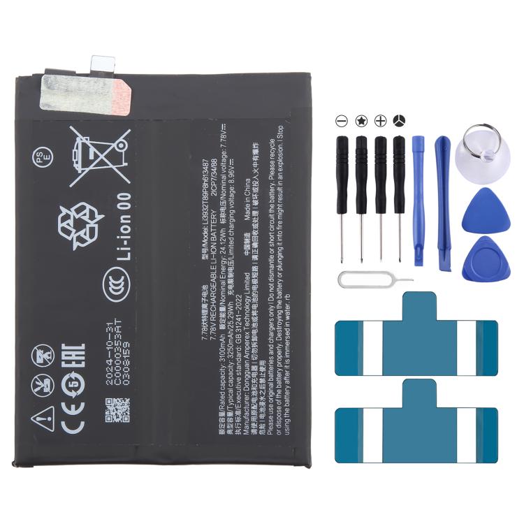 For ZTE Nubia RedMagic 9 Pro Li3932T89P8h613487 3250mAh Battery Replacement by buy2fix