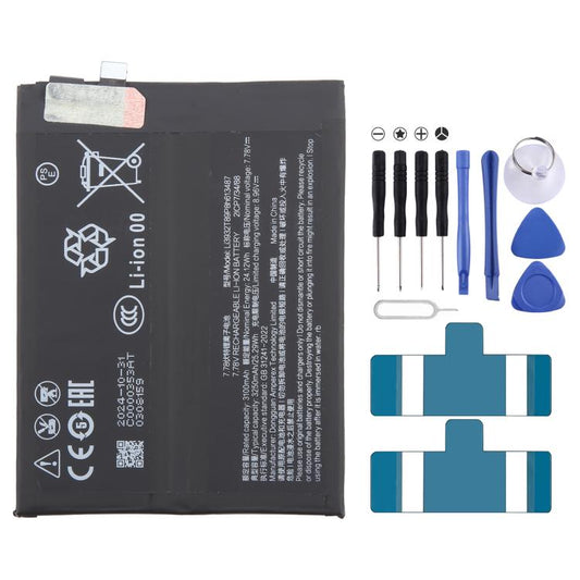 For ZTE Nubia RedMagic 9 Pro Li3932T89P8h613487 3250mAh Battery Replacement by buy2fix