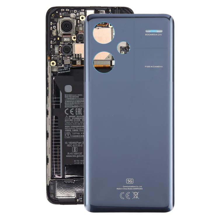 For Xiaomi Redmi Note 13 Pro+ 5G OEM Battery Back Cover(Blue) - Back Cover by buy2fix | Online Shopping UK | buy2fix