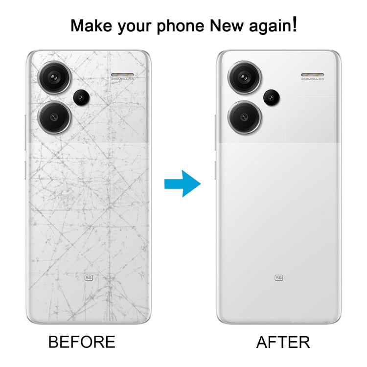 For Xiaomi Redmi Note 13 Pro+ 5G OEM Battery Back Cover(White) - Back Cover by buy2fix | Online Shopping UK | buy2fix