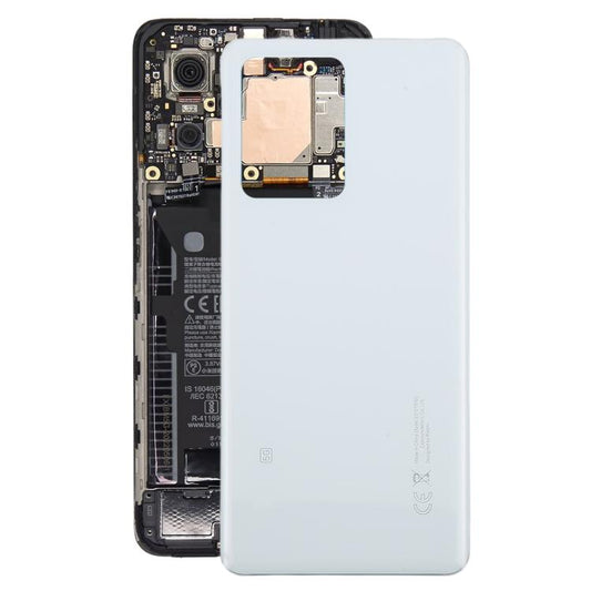 For Xiaomi Redmi Note 12 Pro+ 5G OEM Battery Back Cover(White) - Back Cover by buy2fix | Online Shopping UK | buy2fix