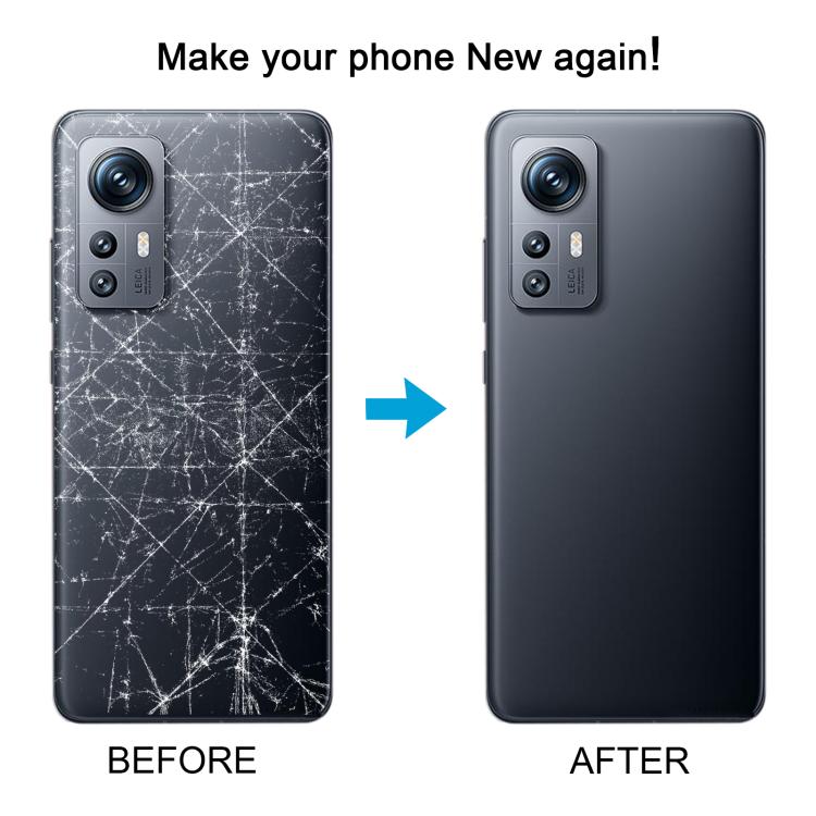 For Xiaomi 12S OEM Battery Back Cover(Black) - Back Cover by buy2fix | Online Shopping UK | buy2fix