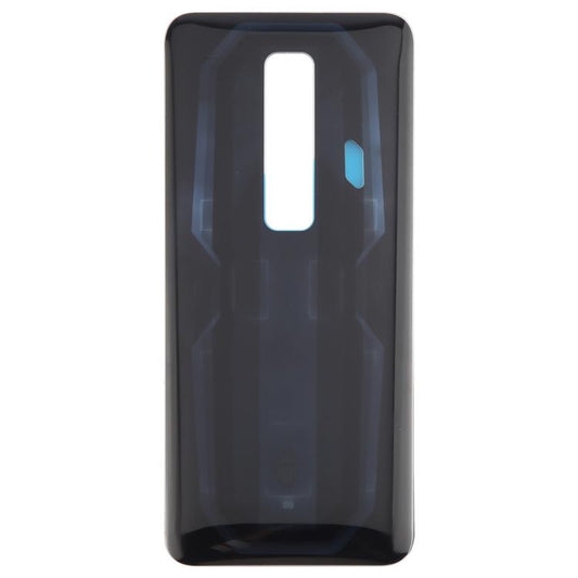 For ZTE nubia Red Magic 7 NX679J Glass Battery Back Cover(Black) - For ZTE by buy2fix | Online Shopping UK | buy2fix