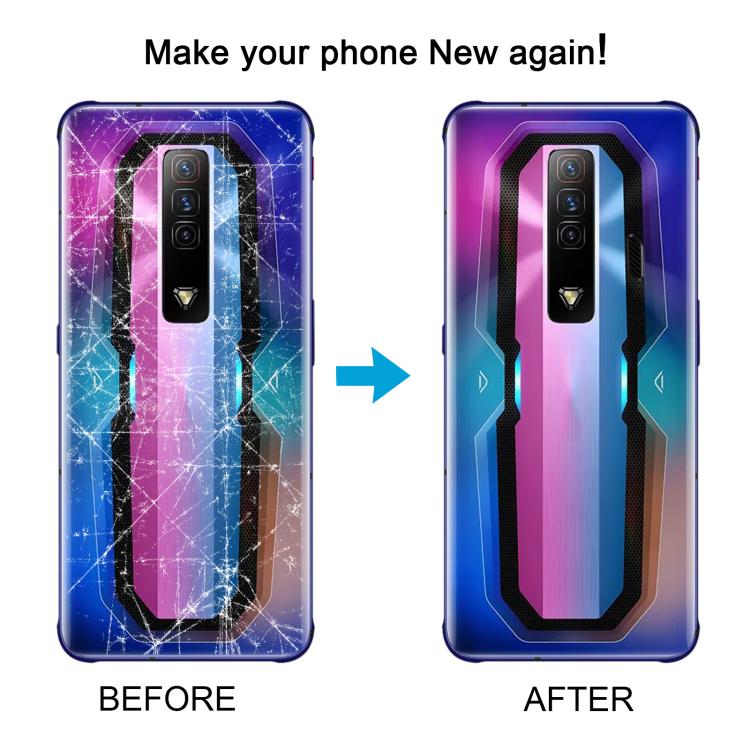 For ZTE nubia Red Magic 7 NX679J Glass Battery Back Cover(Transparent) - For ZTE by buy2fix | Online Shopping UK | buy2fix