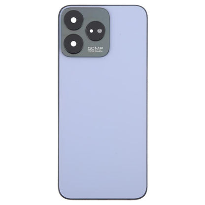 For ZTE Axon 50 Lite 8050 Glass Battery Back Cover with Middle Frame / Camera Lens Cover(Purple) - For ZTE by buy2fix | Online Shopping UK | buy2fix