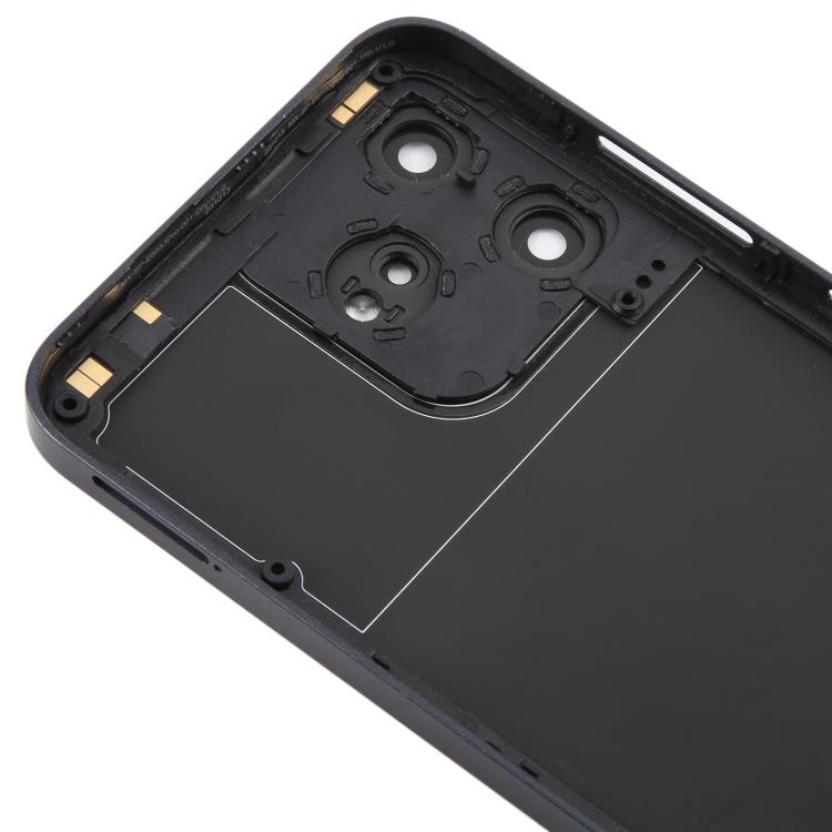 For ZTE Axon 50 Lite 8050 Glass Battery Back Cover with Middle Frame / Camera Lens Cover(Purple) - For ZTE by buy2fix | Online Shopping UK | buy2fix