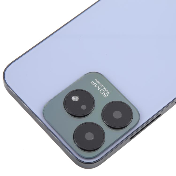 For ZTE Axon 50 Lite 8050 Glass Battery Back Cover with Middle Frame / Camera Lens Cover(Purple) - For ZTE by buy2fix | Online Shopping UK | buy2fix