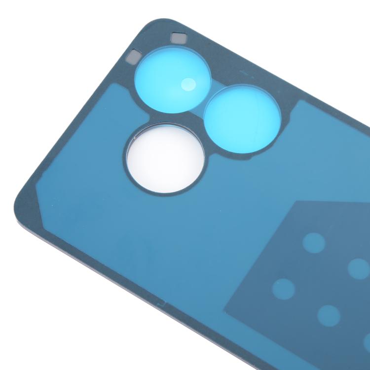 For ZTE Blade V60 Design Z2350 Glass Battery Back Cover with Adhesive(Blue) - For ZTE by buy2fix | Online Shopping UK | buy2fix