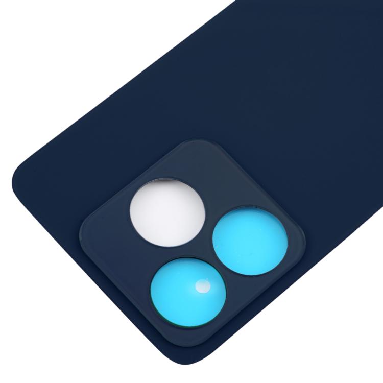 For ZTE Blade V60 Design Z2350 Glass Battery Back Cover with Adhesive(Blue) - For ZTE by buy2fix | Online Shopping UK | buy2fix