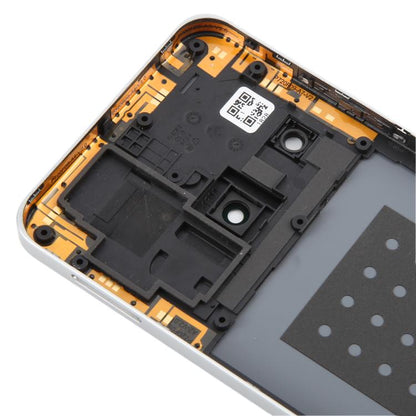 For ZTE Blade A75 5G Z2357N / Blade V60 Smart Glass Battery Back Cover with Middle Frame / Camera Lens Cover(Green) - For ZTE by buy2fix | Online Shopping UK | buy2fix