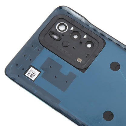 For ZTE Blade V40 Battery Back Cover with Adhesive / Camera Lens Cover(Blue) - For ZTE by buy2fix | Online Shopping UK | buy2fix