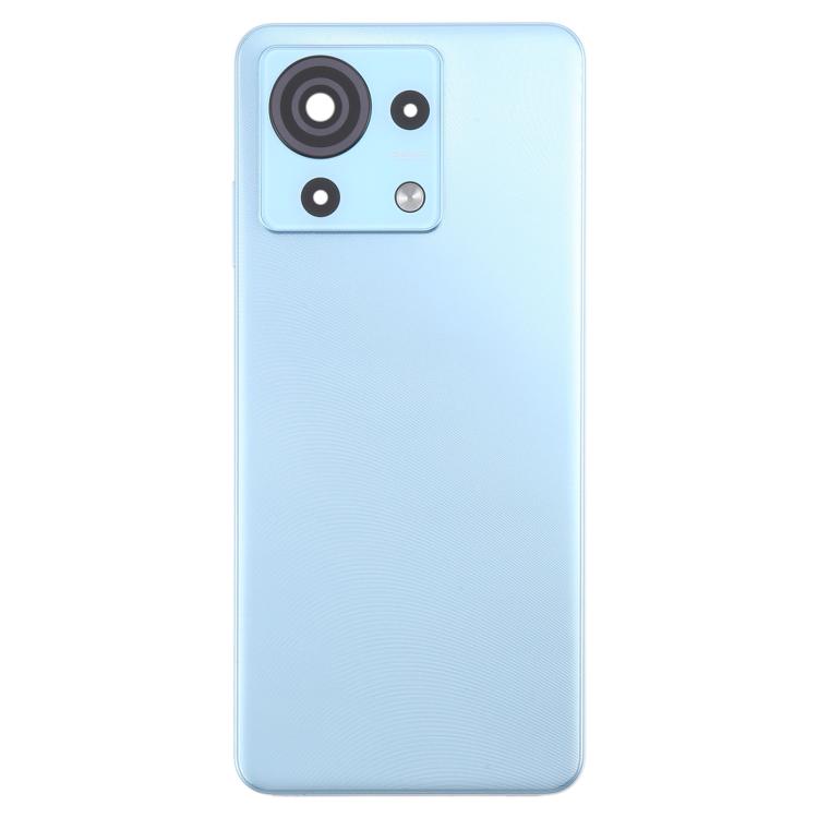 For ZTE Blade V50 Vita Battery Back Cover with Camera Lens Cover(Blue) - For ZTE by buy2fix | Online Shopping UK | buy2fix