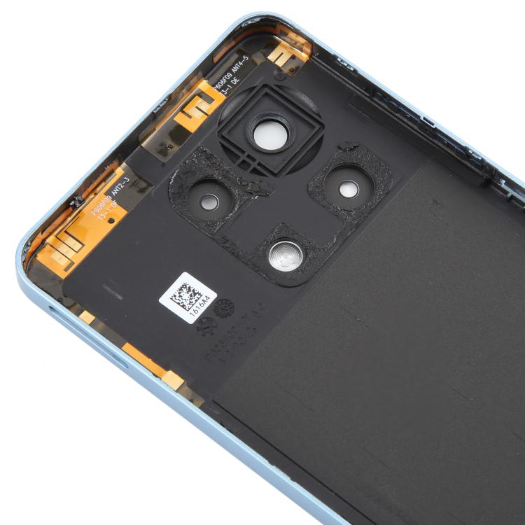 For ZTE Blade V50 Vita Battery Back Cover with Camera Lens Cover(Blue) - For ZTE by buy2fix | Online Shopping UK | buy2fix