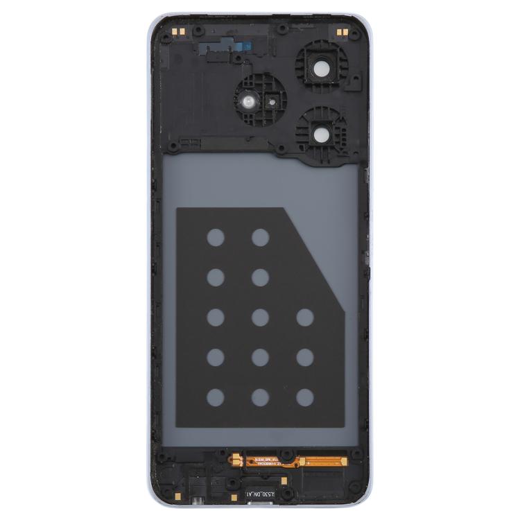 For ZTE Blade V60 Design Z2350 Glass Battery Back Cover with Middle Frame / Camera Lens Cover(Gold) - For ZTE by buy2fix | Online Shopping UK | buy2fix