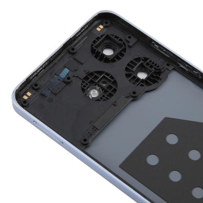 For ZTE Blade V60 Design Z2350 Glass Battery Back Cover with Middle Frame / Camera Lens Cover(Gold) - For ZTE by buy2fix | Online Shopping UK | buy2fix